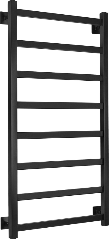 Полотенцесушитель электрический Secado Корсико 4603777441968 105x55 см, подключение слева, матовый черный, лесенка