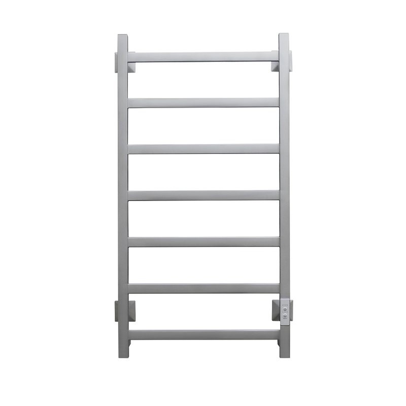 Полотенцесушитель электрический Тругор Пэк 20 кв 80x45 см, подключение справа, слева, матовый хром, лесенка