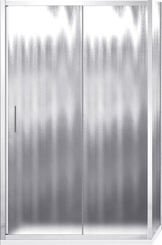 Душевой уголок Vincea Garda VSR-1G8010CH 100x80 см, профиль хром, стекло шиншилла