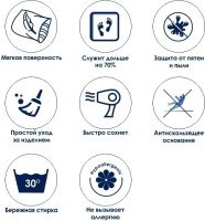 Коврик Wasserkraft Wern BM-2584 rose
