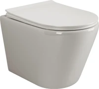 Унитаз подвесной Ceramicanova Highlight Rimless CN1804 с микролифтом, безободковый
