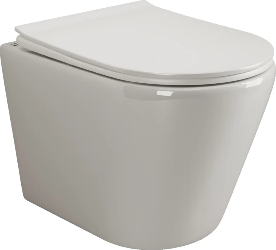 Унитаз подвесной Ceramicanova Highlight Rimless CN1804 с микролифтом, безободковый