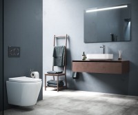 Унитаз подвесной Ceramicanova Highlight Rimless CN1804 с микролифтом, безободковый