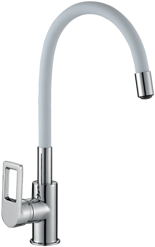 Смеситель для кухни Rossinka Z Z35-35U-White с гибким изливом