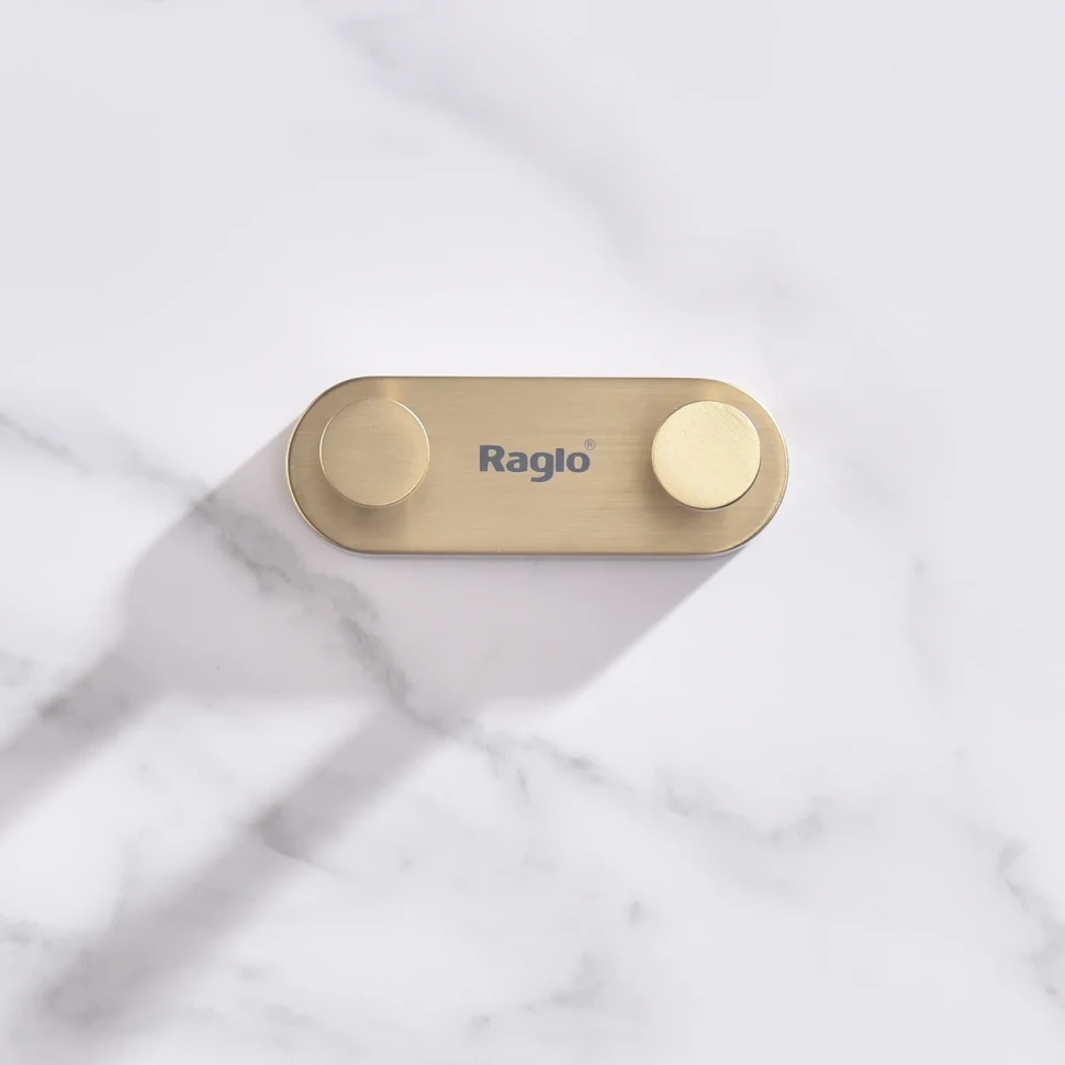 Крючок для ванной комнаты Raglo R300.052.03, золотой сатин