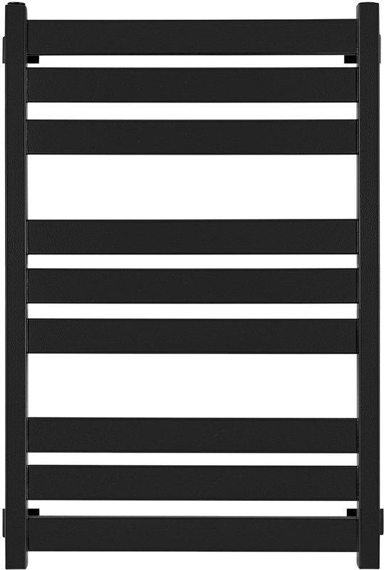 Полотенцесушитель электрический Secado Комано 3 85x55 см, подключение справа, матовый черный, лесенка