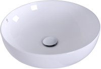 Тумба с раковиной Orange Line 60 подвесная, 2 ящика, матовая черная с раковиной B07-420W