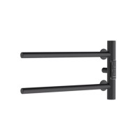 Полотенцесушитель электрический Melodia della vita Drumsticks MTRDEF4018bk П2 40х18, черный