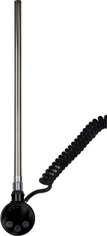 Полотенцесушитель электрический Secado Сандриго 5К 1500/280 150x30 см, подключение слева, матовый черный, I-образный