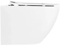 Унитаз подвесной BelBagno Uno BB3105CHR/SC Унитаз подвесной BelBagno Uno BB3105CHR/SC