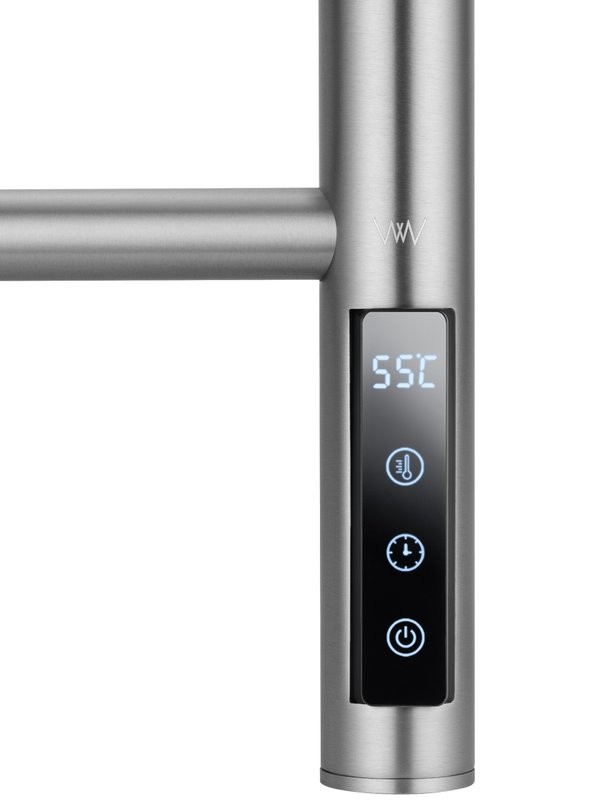 Полотенцесушитель электрический Wonzon & Woghand WW-AL409-BR брашированный никель