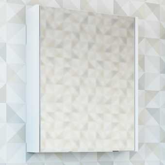 Зеркало-шкаф Sanflor Калипсо R, 60, белое, ателье светлый