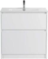 Мебель для ванной комнаты BelBagno Kraft 80 напольная, bianco opaco, раковина BB800ETL