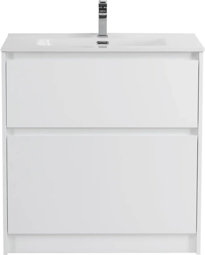 Мебель для ванной комнаты BelBagno Kraft 80 напольная, bianco opaco, раковина BB800ETL
