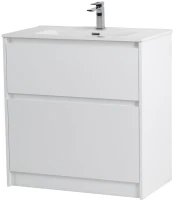Мебель для ванной комнаты BelBagno Kraft 80 напольная, bianco opaco, раковина BB800ETL