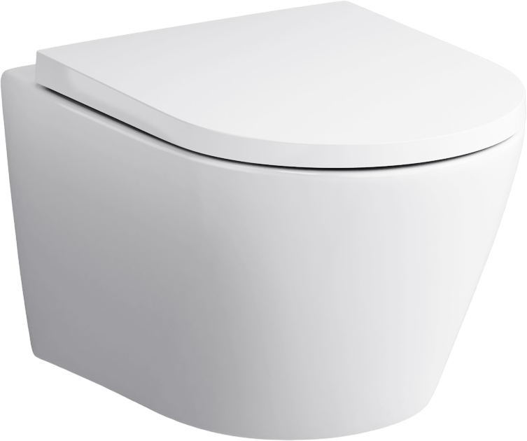 Унитаз подвесной AM.PM Sense C741701SC безободковый, с микролифтом
