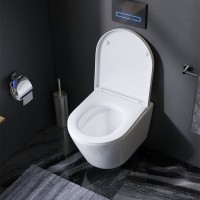 Унитаз подвесной AM.PM Sense C741701SC безободковый, с микролифтом