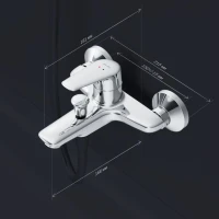 Смеситель для ванны с душем AM.PM Joy F85E10000