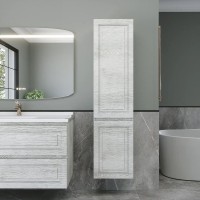 Шкаф-пенал для ванной Caprigo Wales 40 R белый клен