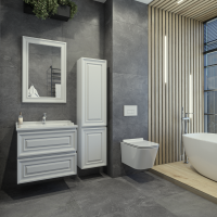 Мебель для ванной комнаты Caprigo Ponza 70 белая