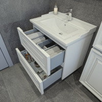 Мебель для ванной комнаты Caprigo Ponza 70 белая