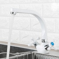 Смеситель для кухни Frap H5408 F5408-8 белый