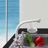 Смеситель для кухни Frap H5408 F5408-8 белый