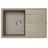 Мойка кухонная Abber Quarz AQ2904S матовая песочная