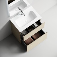 Тумба с раковиной Sancos Folk Floor 70 напольная, капучино, раковина CN7031