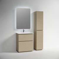 Тумба с раковиной Sancos Folk Floor 70 напольная, капучино, раковина CN7031