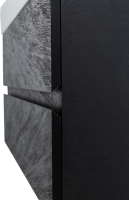 Мебель для ванной комнаты Cezares Molveno 46 80 nero, с раковиной Cezares CZR-MIL-80-LVB