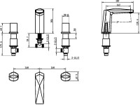 Смеситель для раковины Boheme Venturo 150-CR-TOUCH хром Смеситель для раковины Boheme Venturo 150-CR-TOUCH хром