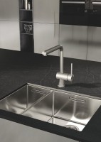 Смеситель для кухни Kludi Steel 45803F877