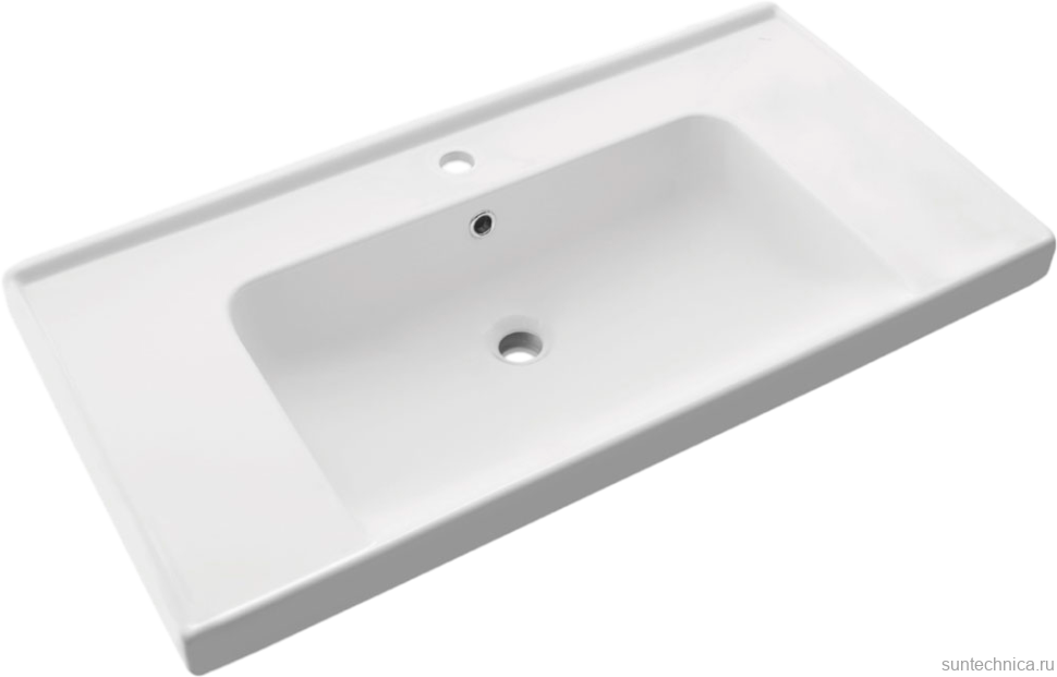 Мебель для ванной комнаты Lemark Veon mini 90 белая глянцевая, 1 ящик