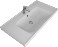 Мебель для ванной комнаты Lemark Veon mini 90 белая глянцевая, 1 ящик