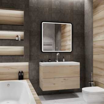 Мебель для ванной Art&Max Verona-Push 90 дуб сонома светлый
