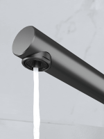 Смеситель для кухни Paulmark Twin Tw213622-GM вороненая сталь Смеситель для кухни Paulmark Twin Tw213622-GM вороненая сталь