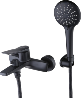 Смеситель для ванны с душем Lemark Bronx LM3714BL черный