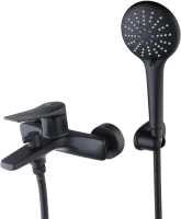 Смеситель для ванны с душем Lemark Bronx LM3714BL черный Смеситель для ванны с душем Lemark Bronx LM3714BL черный
