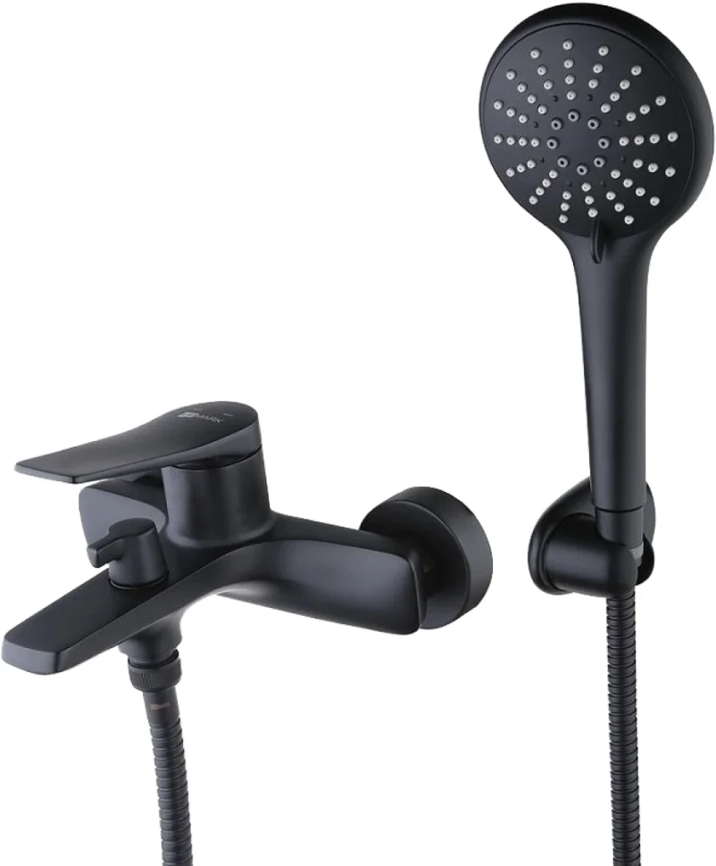Смеситель для ванны с душем Lemark Bronx LM3714BL черный