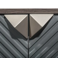 Тумба с раковиной Runo Андорра 70 подвесная, графит, дуб коньячный