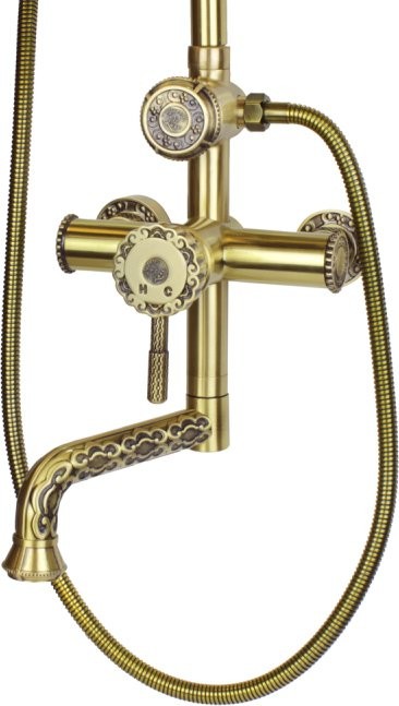 Душевая стойка Bronze de Luxe Windsor 10120PF/1 бронза