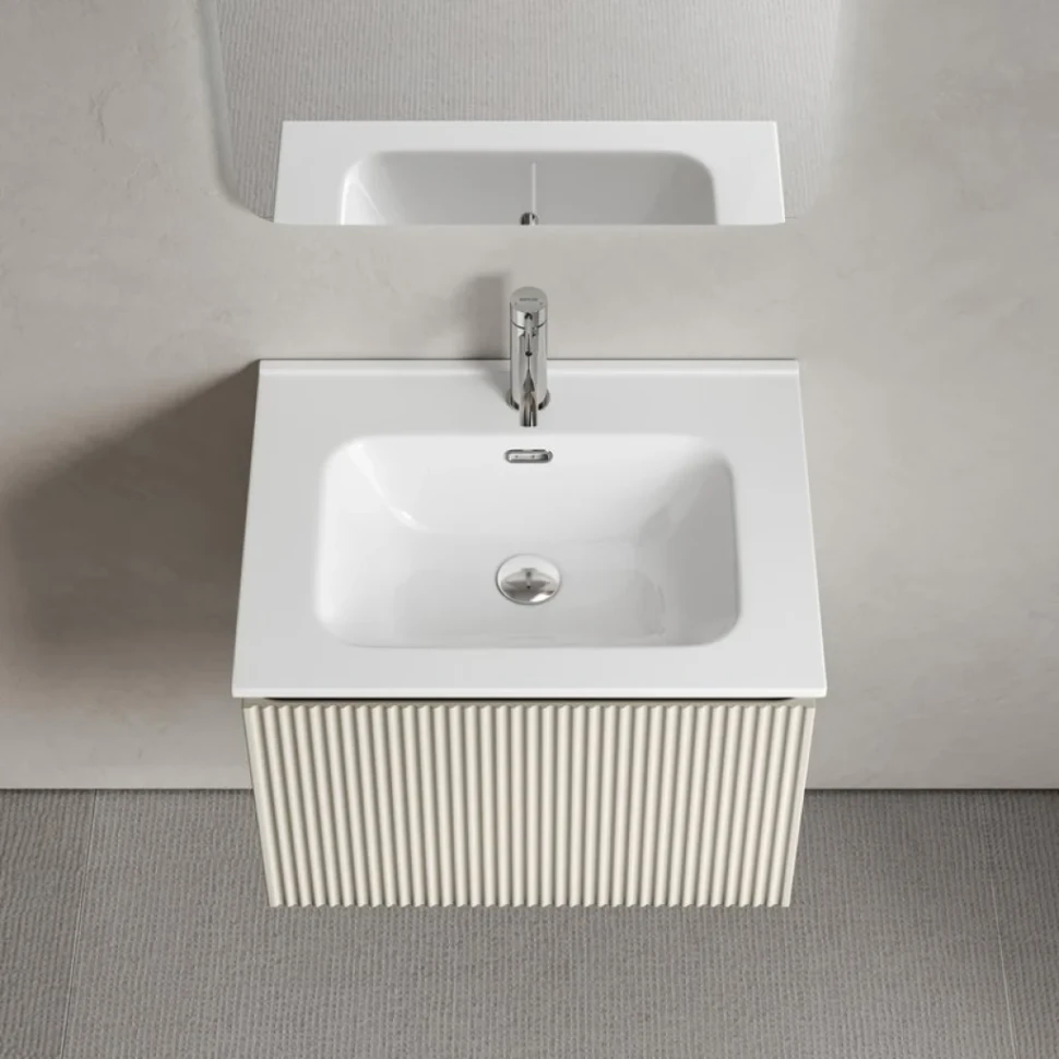 Тумба под раковину без столешницы Sancos Snob R 1.0 60 beige soft