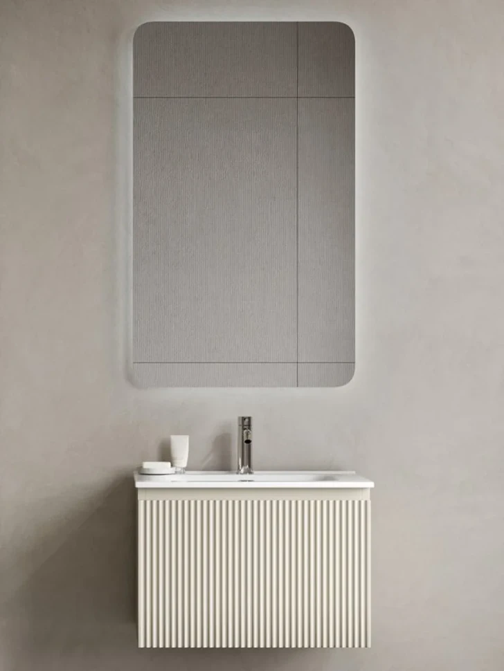 Тумба под раковину без столешницы Sancos Snob R 1.0 60 beige soft