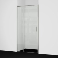 Душевая дверь в нишу Wasserkraft Spree 14P 100 см, профиль никель, стекло прозрачное
