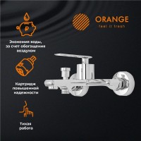 Смеситель для ванны с душем Orange Line M06-100cr хром