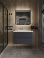 Мебель для ванной комнаты Orange Line 80 графит матовый