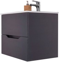 Мебель для ванной комнаты Orange Line 80 графит матовый