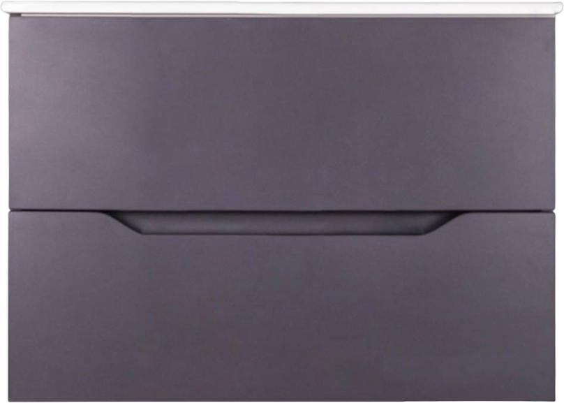 Мебель для ванной комнаты Orange Line 80 графит матовый