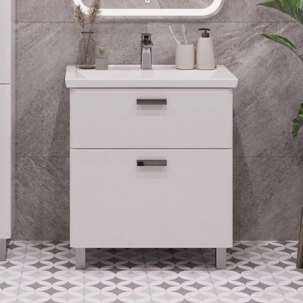 Тумба под раковину SanStar Gretta 70 напольная, белая